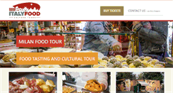 Desktop Screenshot of milanfoodtours.com